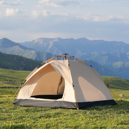 AliKopy Quick-Open 4-Person Camping Tent with UV Protection & Waterpro