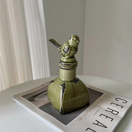 Ceramic Vase Decoration 18.5x15.5 cm Modern Home Accent
