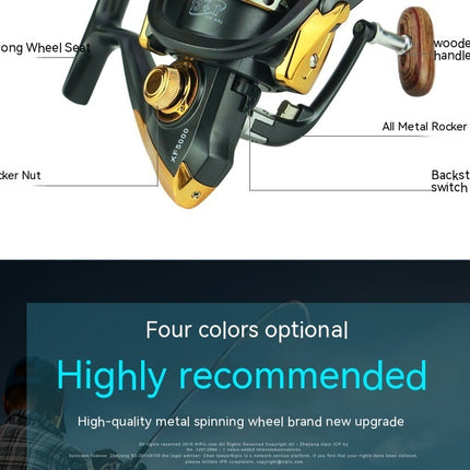 Xf1000-7000 Fishing Wheel Fishing Wheel Fishing Reel Reel For Telescop