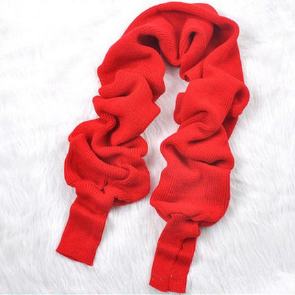 Peekaboo Studio Women's Knitted Wool Shawl Scarf with Sleeves, Warm &