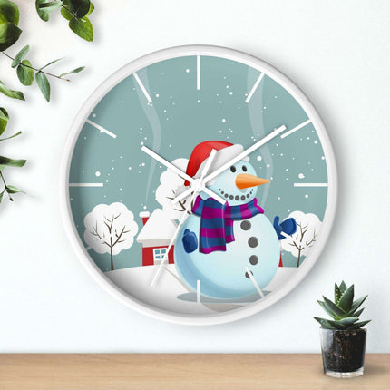 Elegant Wooden Framed Wall Clock - A Perfect Addition to Upscale Decor