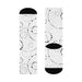 Chic Geometric Print Crew Socks for Stylish Comfort