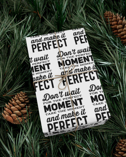 Elegant Customizable Gift Wrap with Inspirational Quotes: Redefine Your Gifting Experience