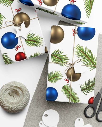 Elegant 3D Holiday Gift Wrapping Paper Set - Premium Quality, USA Crafted