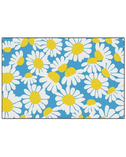 Personalized Chic Daisy Non-Slip Floor Mat for Stylish Home Interiors