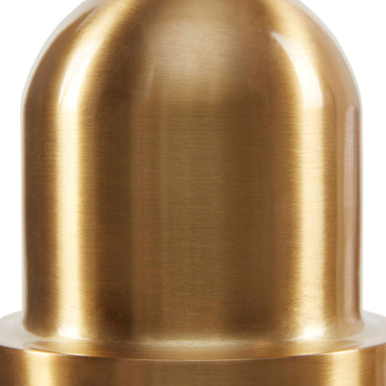 Room & Decor Bell Shaped Glass Pendant Light - Gold Finish, 13" Diamet