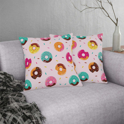 Vibrant Waterproof Floral Cushions Set for Indoor and Outdoor Living - Premium Durable Polyester Pillows
