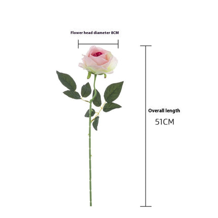 Peekaboo Studio Flannel Rose Artificial Flowers - Wedding & Home Decor