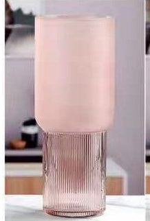 Peekaboo Studio Transparent Hydroponic Glass Vase, Modern Decor