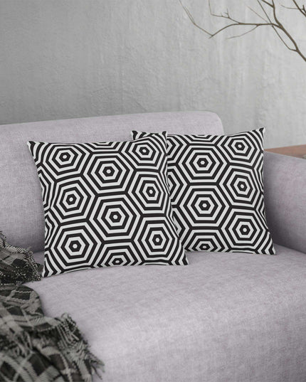 Stylish Waterproof Geometric Floral Throw Pillows for Indoor and Outdoor Decor