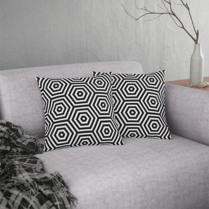 Geometric Floral Waterproof Outdoor Cushions with Easy-Clean Technology