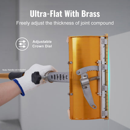 VEVOR 10-Inch Drywall Flat Box - Quick Clean Aluminum with Bonus Blade