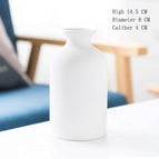 Large Round Bottle White