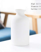 Large Round Bottle White