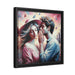 Whispering Elegance - Valentine Matte Canvas Art Frame by Maison d'Elite