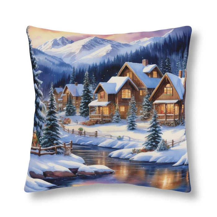 Water-Resistant Polyester Outdoor Pillows with Hidden Zipper