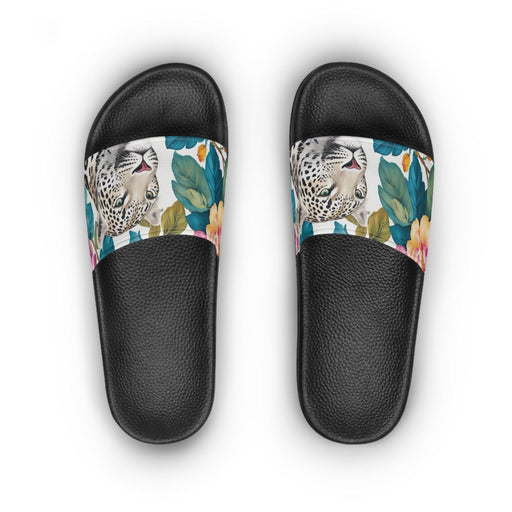 Leopard Women's Cozy Slide Sandals by Kireiina - Chic Style