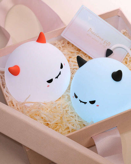 Monster Small Night Lamp Rechargeable Halloween Atmosphere Silicone Pat Lamp