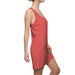 Red Polka Women's Cut & Sew Racerback Dress - Unleash Your Elegance