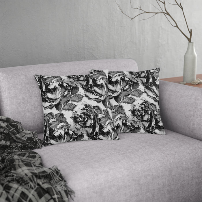 Garden Bliss Floral Outdoor Cushions - Stain-Free Waterproof Polyester Broadcloth for Elegant Outdoor Living