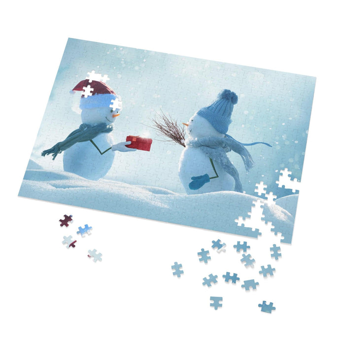 Christmas Holiday Jigsaw Puzzle Set for Family Fun and Cognitive Skills
