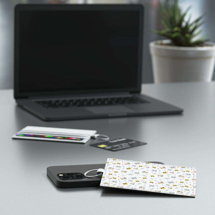 Lavish Saffiano Faux Leather Cardholder