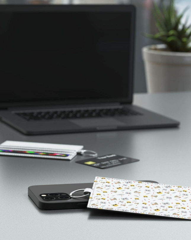 Lavish Saffiano Faux Leather Cardholder