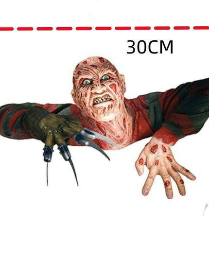 Freddy Krueger Haunted Iron Wall Hanging for Halloween Decor