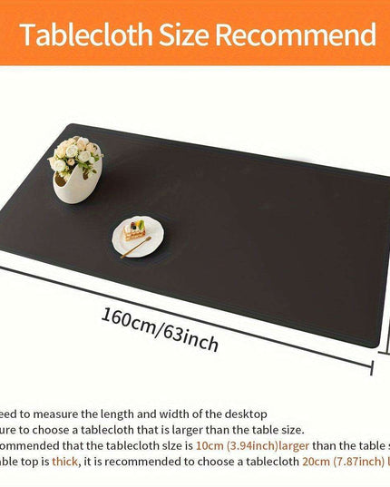 Sleek Black Waterproof Elastic Table Cover for Events and Outdoor Gatherings