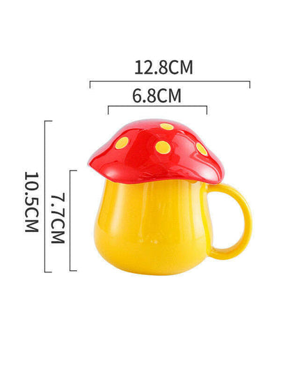 Creative Mushroom Ceramic Cup Student Lovers Cup