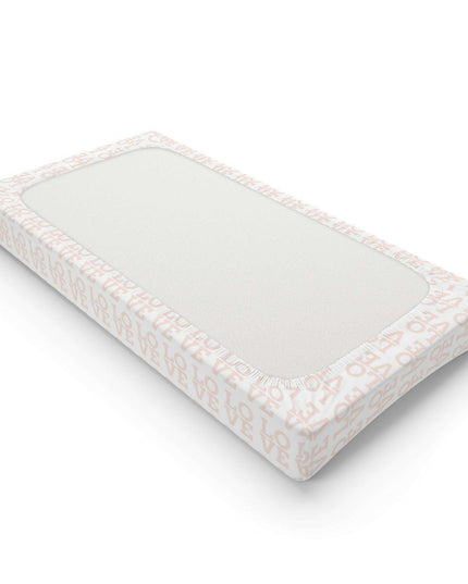 Customizable Luxurious Monogrammed Baby Changing Pad for Valentine's Day