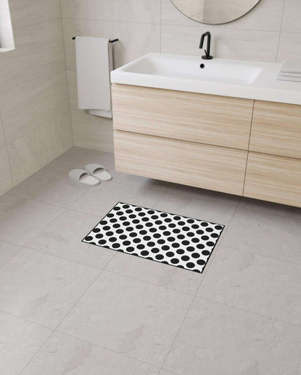 Personalized Polka Dot Area Rug: A Stylish Home Accessory