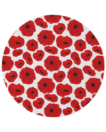 Playful Elegance Chenille Round Area Rug