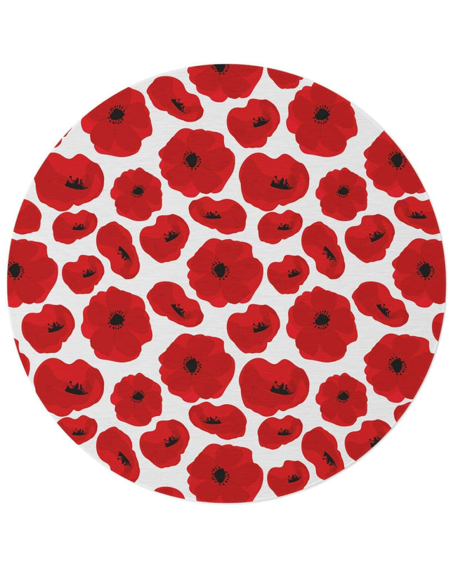 Playful Elegance Chenille Round Area Rug