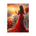 Red Wine Wedding Matte Posters - Elegant Decor Prints with Matte Sophistication