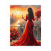 Elegant Red Wine Matte Art Print - Luxe Decor for a Refined Space