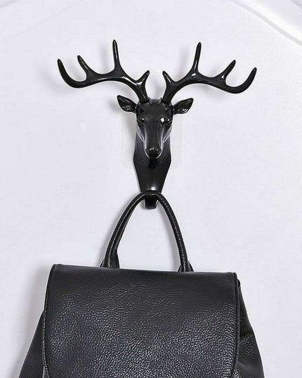 Chic Rustic Deer Head Wall Hook for Stylish Home Organization