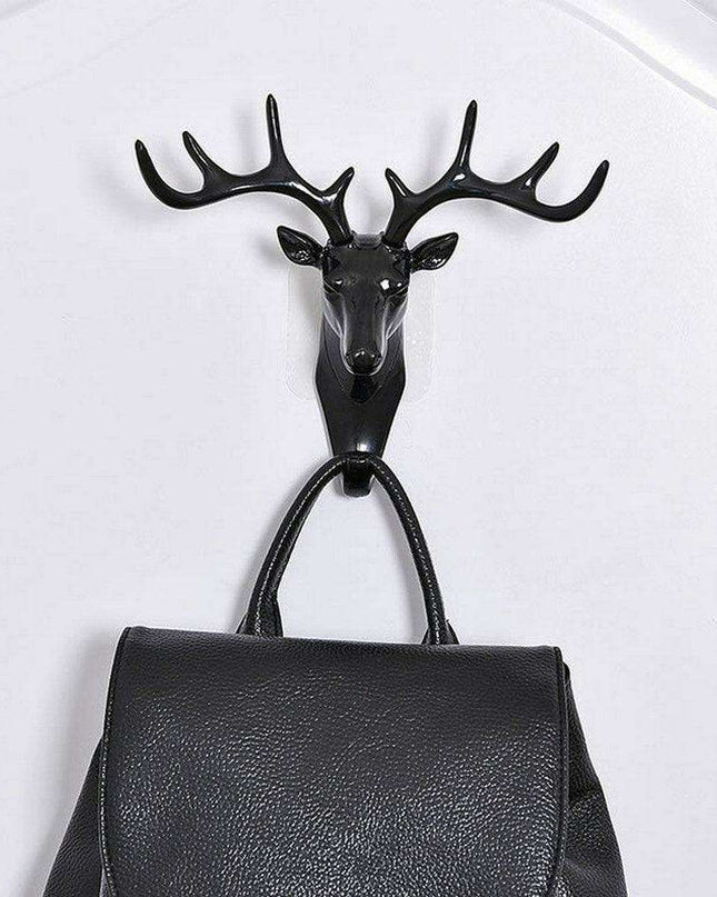 Chic Rustic Deer Head Wall Hook for Stylish Home Organization