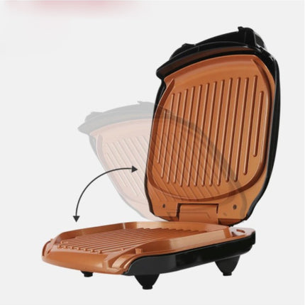 Peekaboo Studio Multi-Functional Double-Sided Grill with Non-Stick Sur