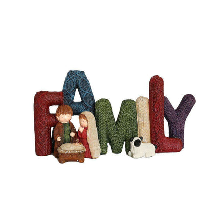 Elegant European LOVE/FAMILY Resin Decor - Charming Home Accents and Meaningful Gifts