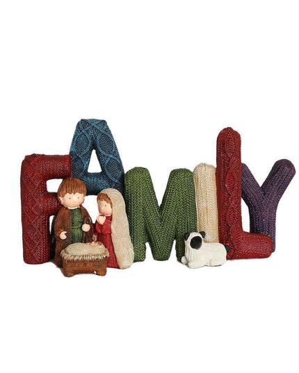 Elegant European LOVE/FAMILY Resin Decor - Charming Home Accents and Meaningful Gifts