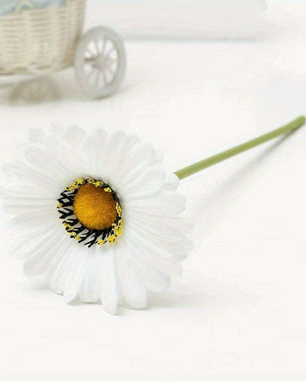 Lifelike Silk Gerbera Daisy Arrangement: Stunning Artificial Floral Decor for Any Occasion