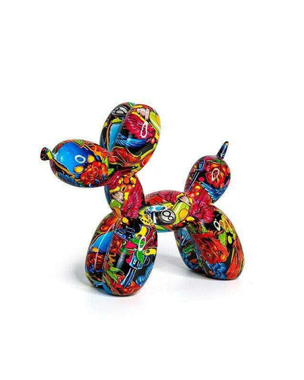 Playful Elegance: Vibrant Balloon Dog Resin Sculptures for Stylish Home Decor