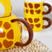 Whimsical Giraffe Cartoon Coffee Cup Collection