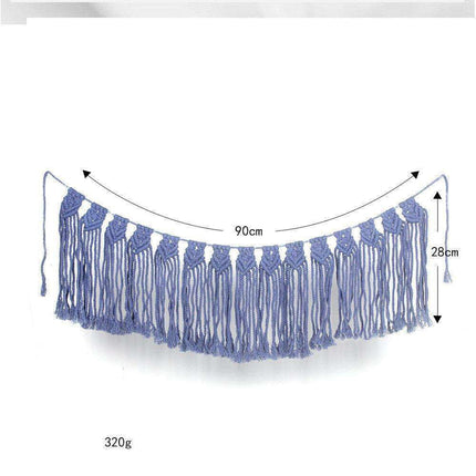 Bohemian Cotton Woven Wall Hanging: Chic Home Accent for Stylish Interiors