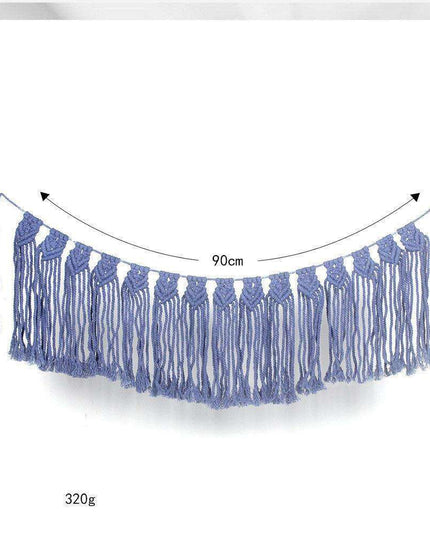 Bohemian Cotton Woven Wall Hanging: Chic Home Accent for Stylish Interiors