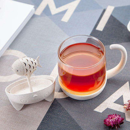Playful Cartoon Tea Infuser Cup