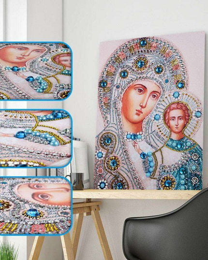 Crystal Diamond Painting Kit with Diverse Shapes for Artistic Brilliance