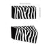 Zebra Chic City Lights Brick Stickers - Modern Elegance for Your Urban Home