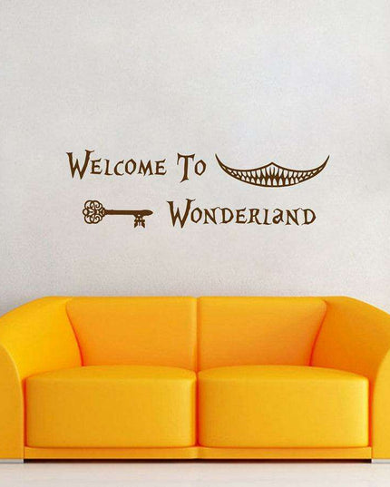 Enchanting Alice in Wonderland Wall Decal for Stylish Home Makeover